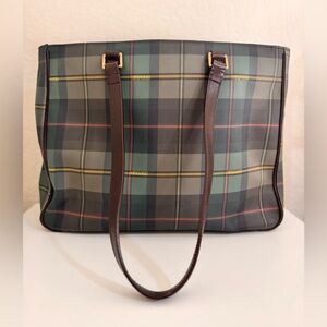 Vintage Ralph Lauren Plaid Tote